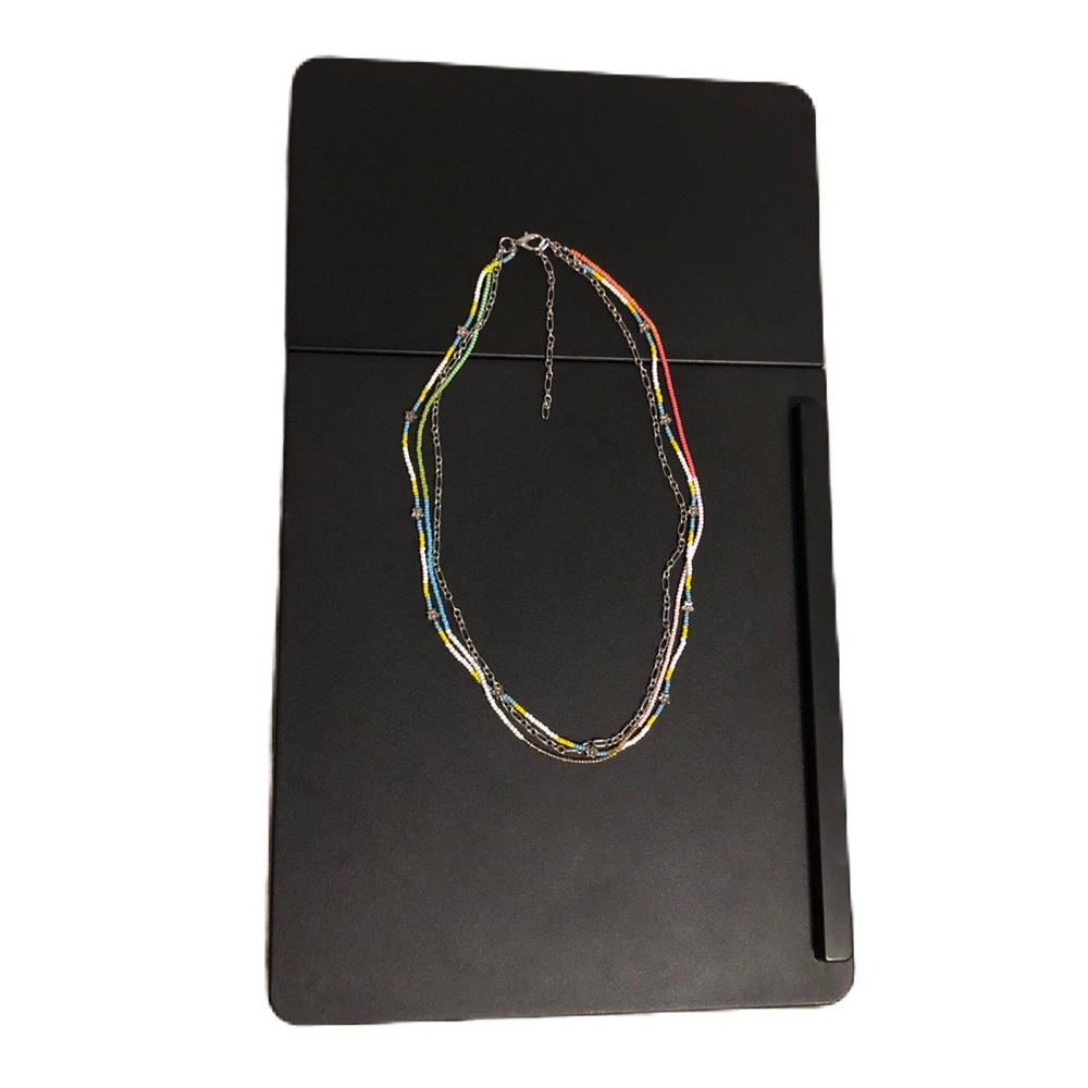 Colorful Multi-Strand Beaded Necklace